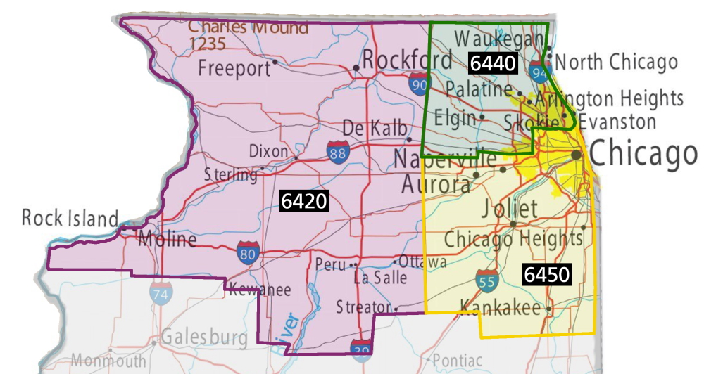 Northern Illinois Rotary Districts